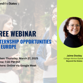 Internship Opportunities in Europe  (Facebook Post) 